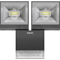 LED vonkajšie osvetlenie s PIR senzorom Theben theLeda S20 BK 1020924